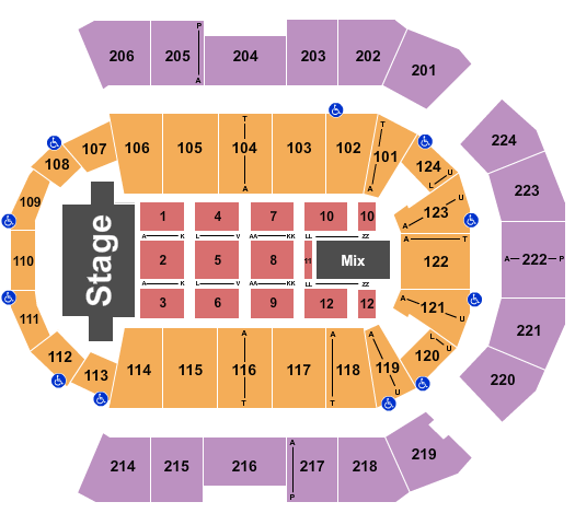 Seating Chart For Trans Siberian Orchestra